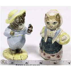 LOT OF 2 ROYAL ALBERT BEATRIX POTTERS FIGURINES