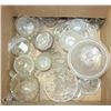 Image 1 : ESTATE BOX OF CUT GLASS SERVING & ORNAMENTAL