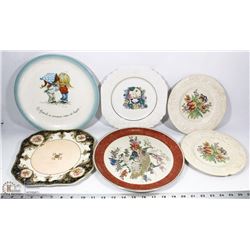LOT OF ASSORTED COLLECTOR PLATES INCL. BOOTHS