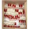 Image 1 : ESTATE BOX OF ASSORTED CRANBERRY GLASS
