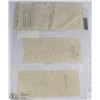 Image 2 : OLD CASHED CHEQUES SHEET OF 3