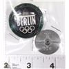 Image 1 : GERMAN NAZI 1936 OLYMPIC BADGE MARKED BERLIN W.51