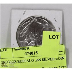 TROY OZ BUFFALO .999 SILVER COIN