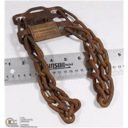 REPRODUCTION SLAVE COLLAR, TAGGED GEO.DWYER & SON