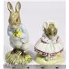 Image 1 : LOT OF 2 ROYAL ALBERT BEATRIX POTTERS FIGURINES