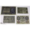 Image 1 : 4 BANKNOTES INCL 3 GERMAN 1917, 1920, 1914 AND