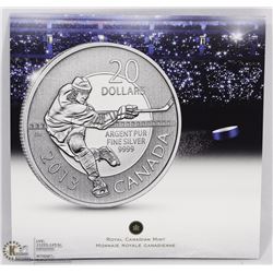2013 CANADIAN .999 FINE SILVER $20 COIN