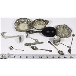 STERLING .925 STAMPED ESTATE SILVER LOT INCL BIRKS