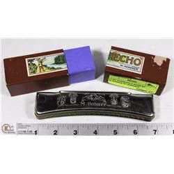 ECHO HARMONICA MADE BY M.HOHNER IN GERMANY