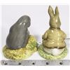 Image 2 : LOT OF 2 ROYAL ALBERT BEATRIX POTTERS FIGURINES