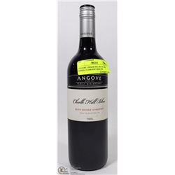 ANGOVE CHALK HILL BLUE 2009 SHIRAZ CABERNET RED WINE SOUTH