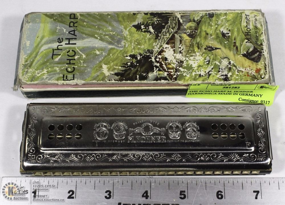 THE ECHO HARP M. HOHNER HARMONICA MADE IN GERMANY