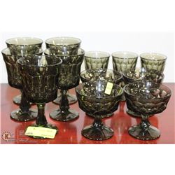 ESTATE 12PC GOBLET AND DESSERT DISH SET