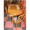 Image 2 : KNECHTEL TABLE AND 6 CHAIRS WITH MATCHING BUFFET