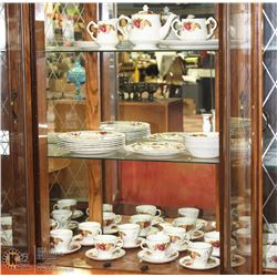 APPROX 50PCS COTTAGE ROSE BY WOOD & SONS ENGLAND