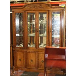 2PC ARRESE BROTHERS CHINA CABINET