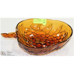 AMBER FRUIT BOWL