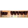 Image 1 : 18 PC GENUINE CRANBERRY GLASSES