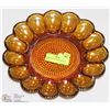Image 1 : CARNIVAL GLASS DEVILED EGG TRAY