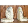 Image 1 : PAIR OF GENUINE ALABASTER BOOK ENDS