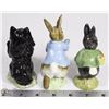 Image 2 : LOT OF 3 BEATRIX POTTER'S FIGURINES