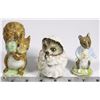 Image 1 : LOT OF 3 BEATRIX POTTER'S FIGURINES