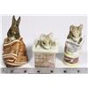 Image 1 : LOT OF 3 BEATRIX POTTER'S FIGURINES