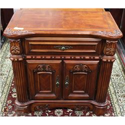 WOOD CARVED NIGHT STAND ON CHOICE