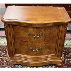 WOOD CARVED NIGHT STAND ON CHOICE