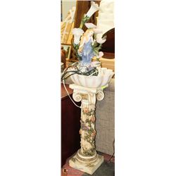 27)FOUNTAIN AND PEDESTAL