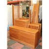 Image 1 : TEAK WOOD BEDROOM SUITE INCLUDES QUEEN SIZE