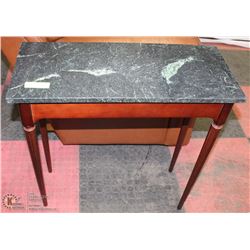 MARBLE TOP SIDE TABLE