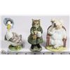 Image 1 : LOT OF 3 BEATRIX POTTER'S FIGURINES