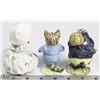 Image 2 : LOT OF 3 BEATRIX POTTER'S FIGURINES