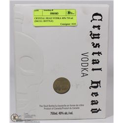 CRYSTAL HEAD VODKA 40% 750 ml (SKULL BOTTLE)