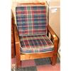 Image 1 : SOLID WOOD VINTAGE FOLD DOWN CHAIR