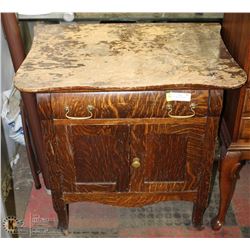 VINTAGE TIGER OAK CABINET