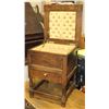 Image 1 : VINTAGE WOOD SEWING CABINET