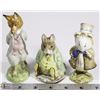 Image 1 : LOT OF 3 BEATRIX POTTER'S FIGURINES