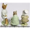 Image 2 : LOT OF 3 BEATRIX POTTER'S FIGURINES