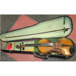 VINTAGE VIOLIN IN CASE W/ ACCESSORIES ANTONIUS