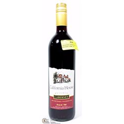 CALIFORNIA HOUSE CABERNET DRY RED WINE 750ML, 12%