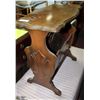 Image 1 : WOOD MAGAZINE RACK/SIDE TABLE 14X24X23