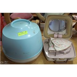 PAIR OF VINTAGE HAIR DRYERS.