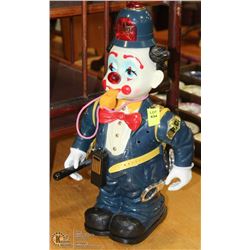 13" CLOWN COP LIGHT UP NOSE.