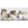 Image 1 : LOT OF 3 BEATRIX POTTER'S FIGURINES