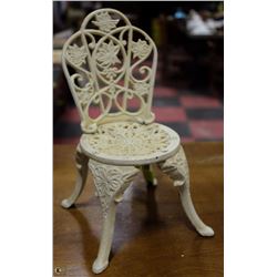 CAST IRON DOOR STOP CHAIR 10" TALL