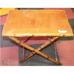 BAMBOO END TABLE 25X16X20