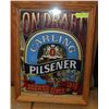 Image 1 : PILSENER ON DRAFT MIRROR 17X22