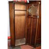 Image 2 : ANTIQUE CARVED WOOD ARMOIRE